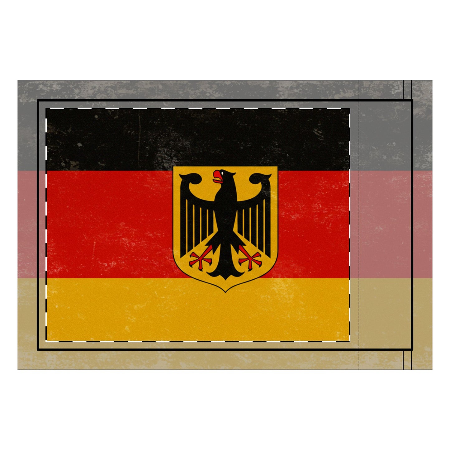 Doppelseitige Deutschland-Flagge – Perfekt für Events & Präsentationen