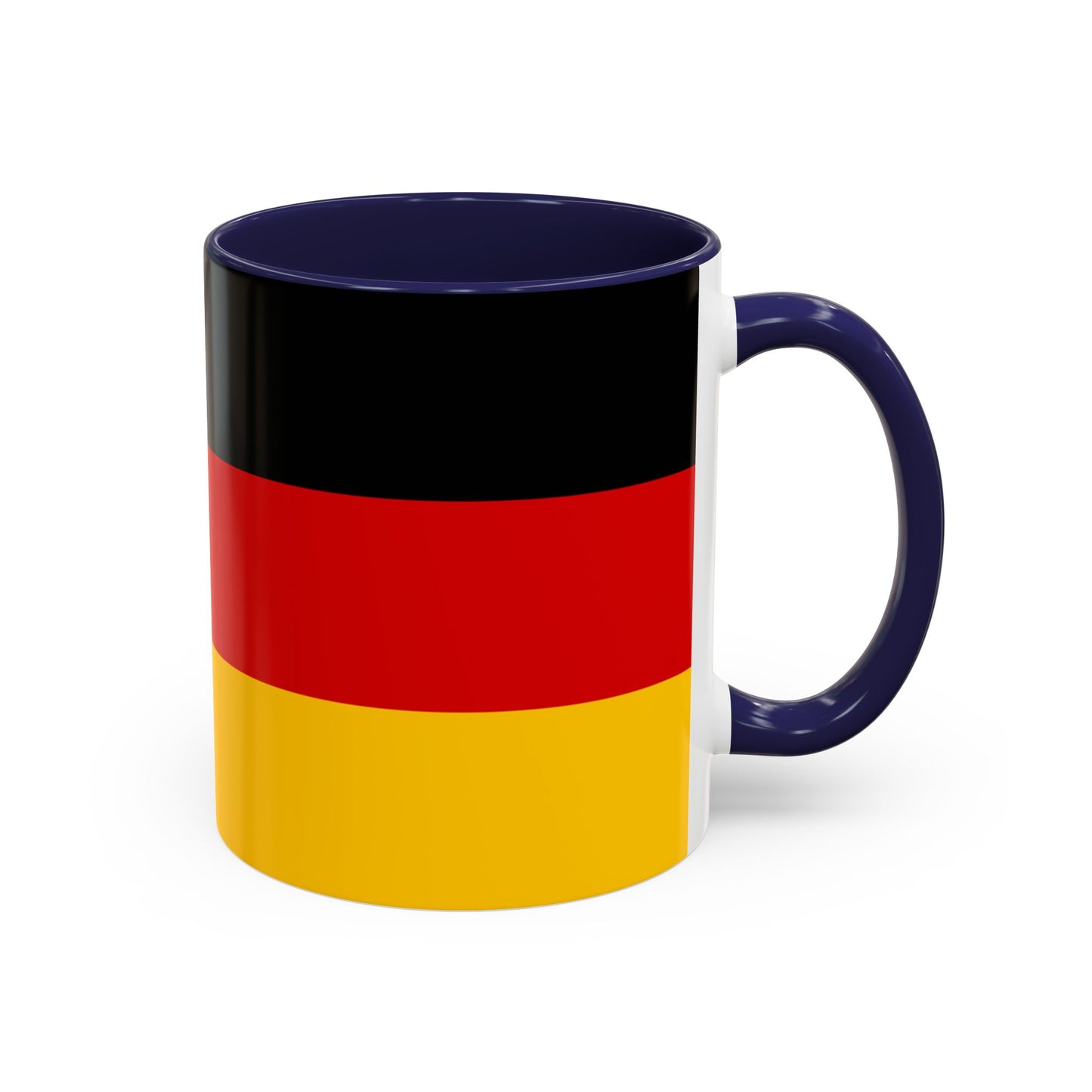 Deutschland Flagge Akzent Kaffeetasse – 11 & 15oz – Perfekt für Oktoberfest & Feierlichkeiten 🇩🇪☕