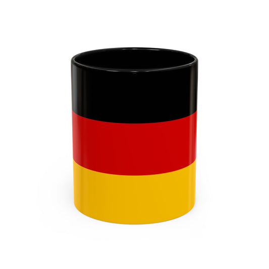 Deutschland Flagge Akzent Kaffeetasse – 11 & 15oz – Perfekt für Oktoberfest & Feierlichkeiten 🇩🇪☕