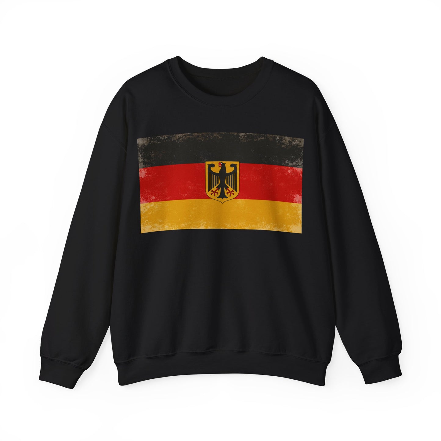 Vintage Deutschland-Flagge Unisex Sweatshirt | Bequemes Crewneck für den Alltag