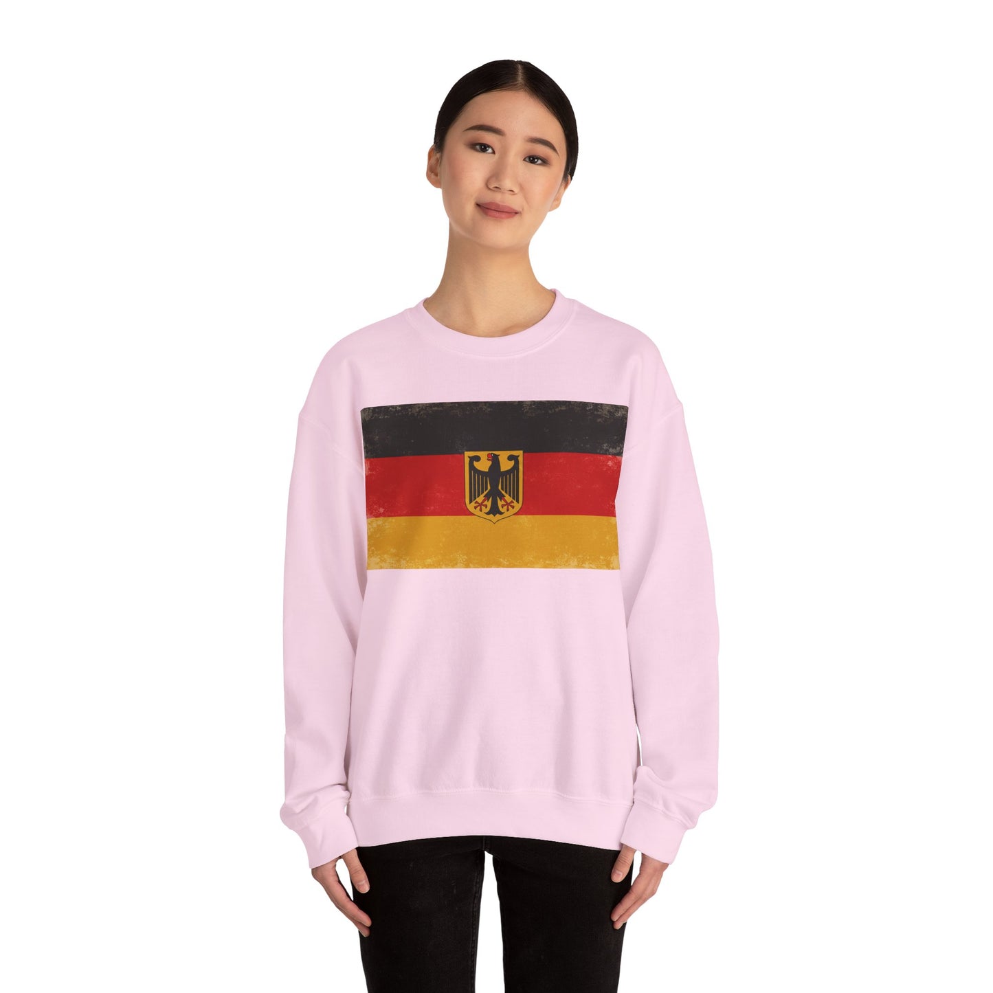 Vintage Deutschland-Flagge Unisex Sweatshirt | Bequemes Crewneck für den Alltag