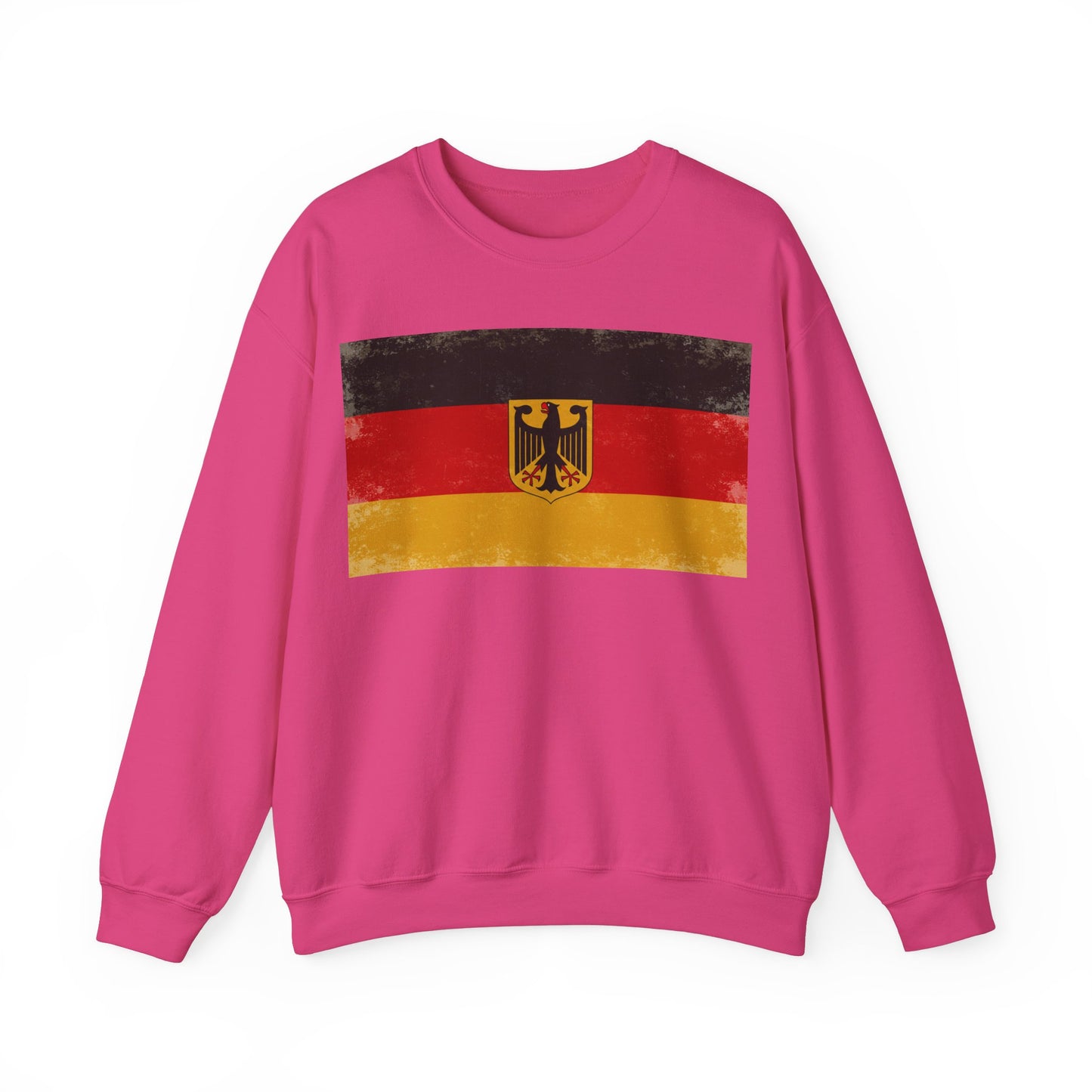 Vintage Deutschland-Flagge Unisex Sweatshirt | Bequemes Crewneck für den Alltag