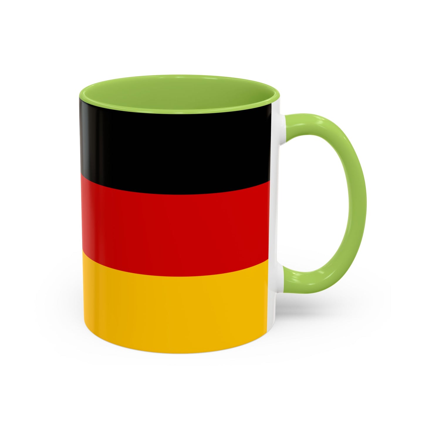 Deutschland Flagge Akzent Kaffeetasse – 11 & 15oz – Perfekt für Oktoberfest & Feierlichkeiten 🇩🇪☕