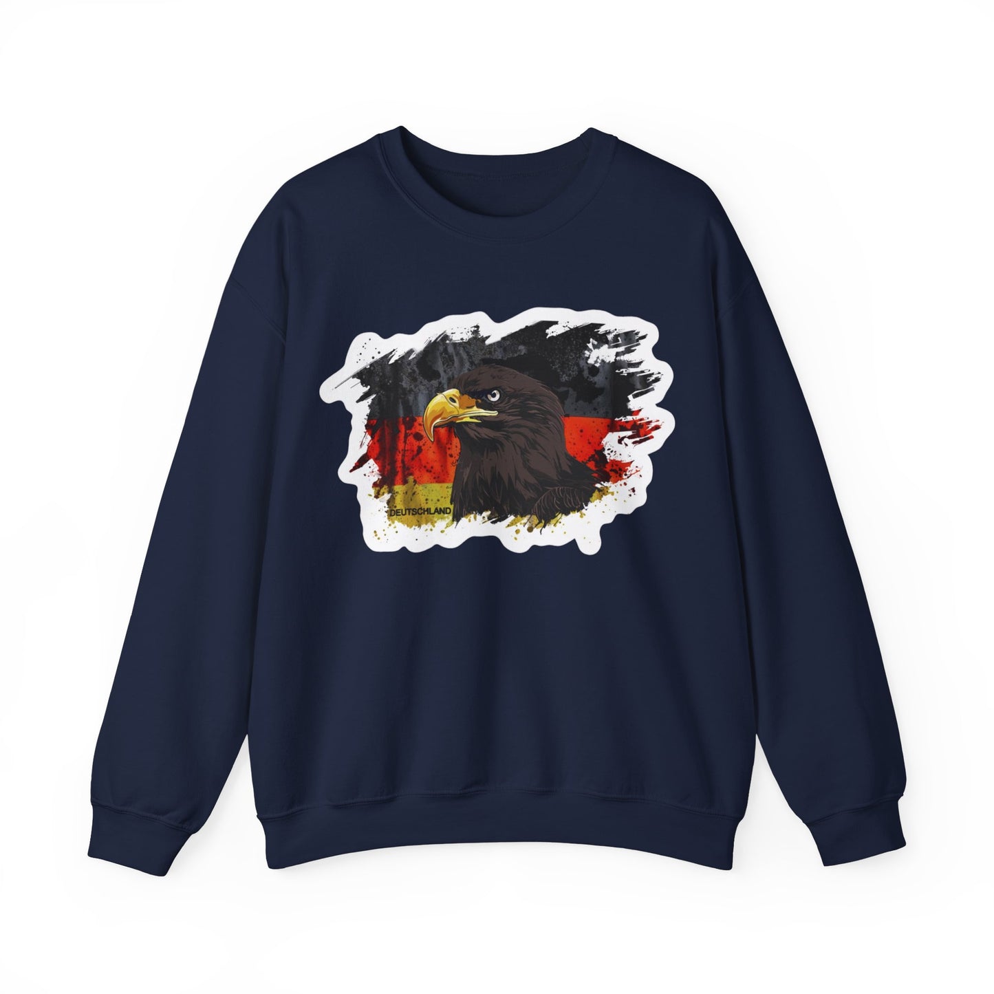 Deutscher Adler Crewneck Sweatshirt – Unisex Heavy Blend™ – Legerer Heritage-Style