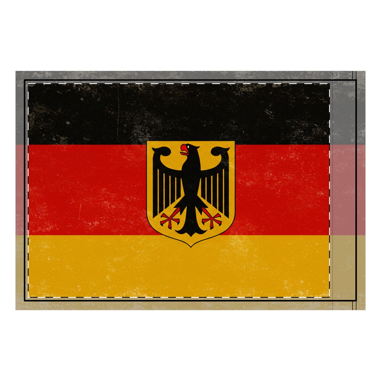 Doppelseitige Deutschland-Flagge – Perfekt für Events & Präsentationen