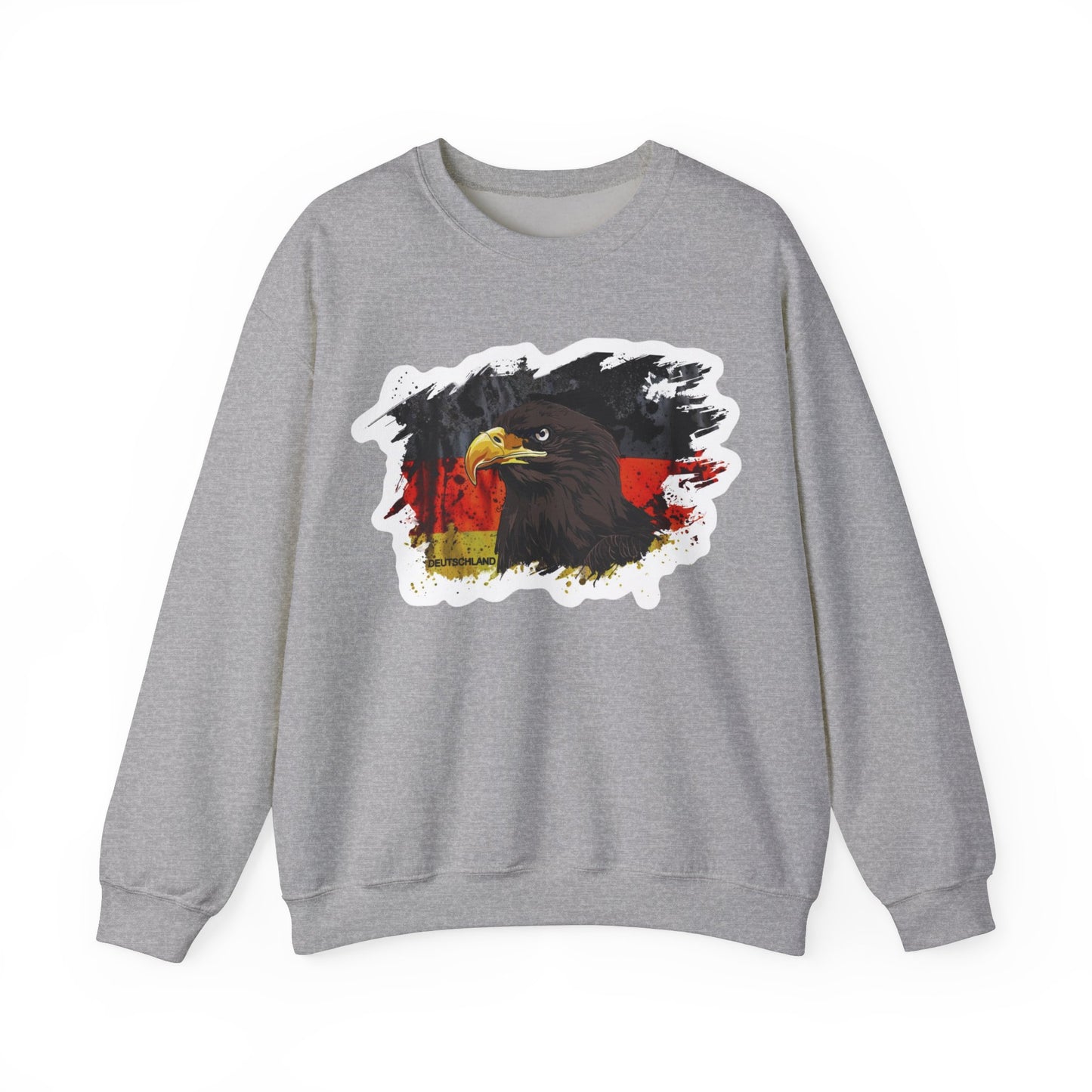 Deutscher Adler Crewneck Sweatshirt – Unisex Heavy Blend™ – Legerer Heritage-Style