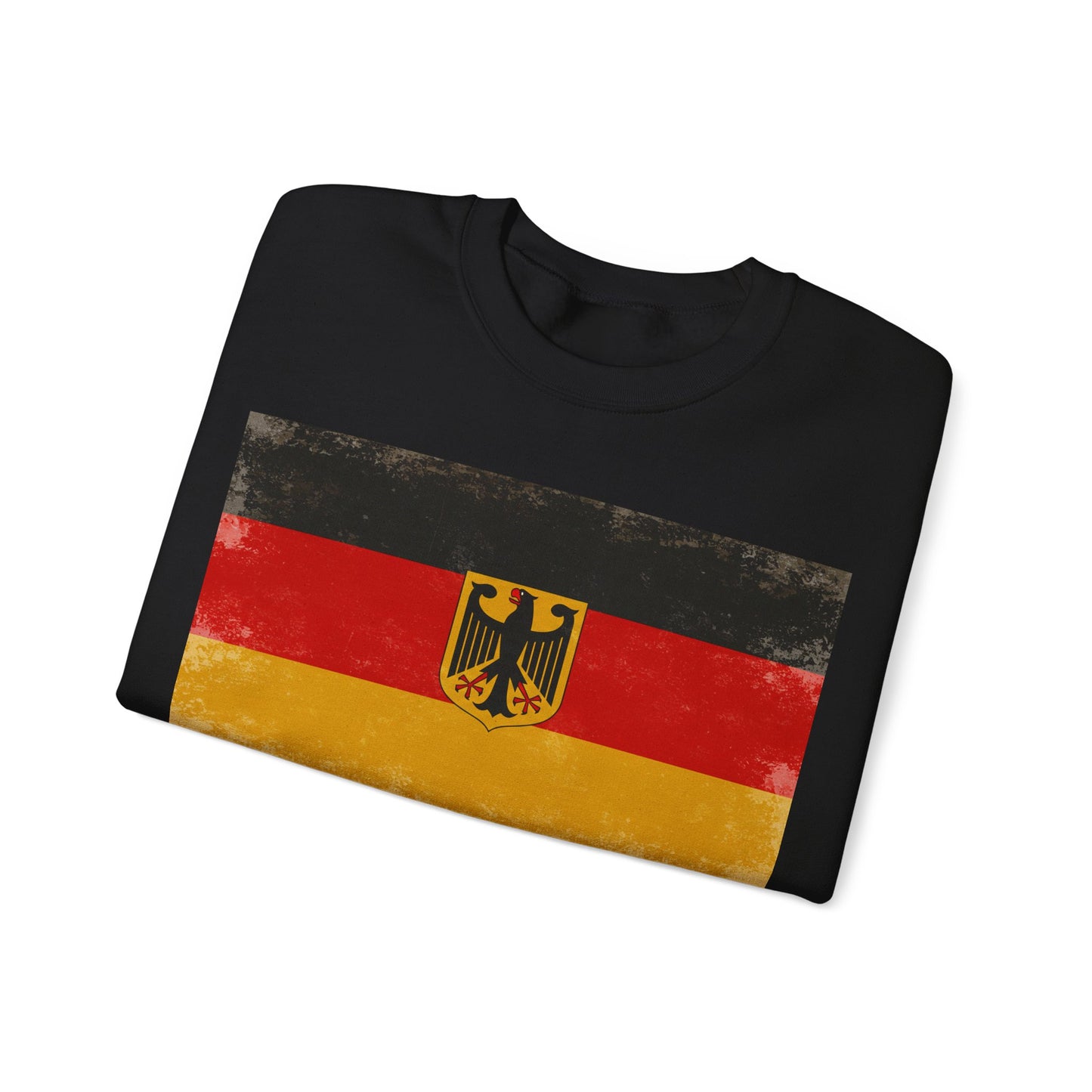 Vintage Deutschland-Flagge Unisex Sweatshirt | Bequemes Crewneck für den Alltag