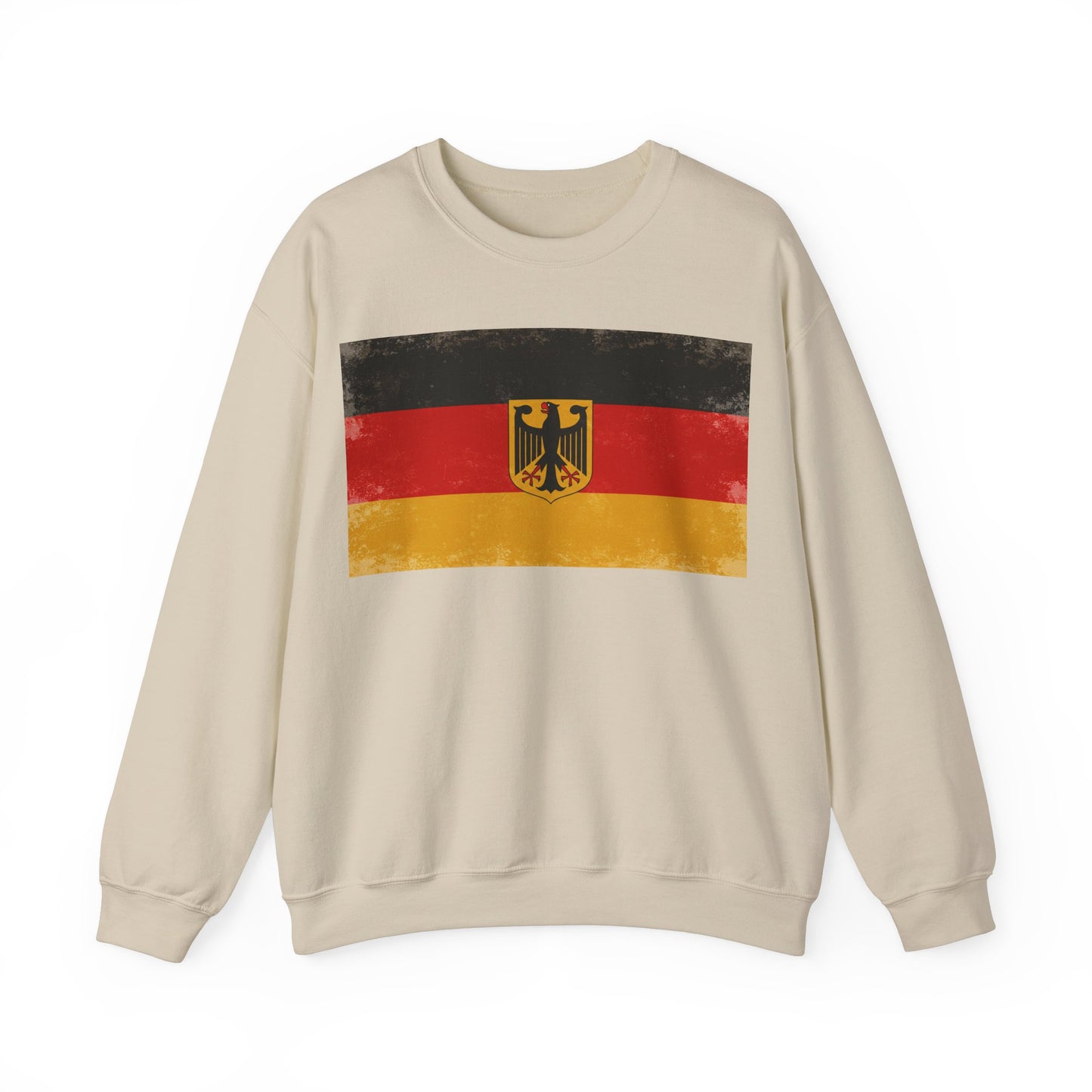 Vintage Deutschland-Flagge Unisex Sweatshirt | Bequemes Crewneck für den Alltag