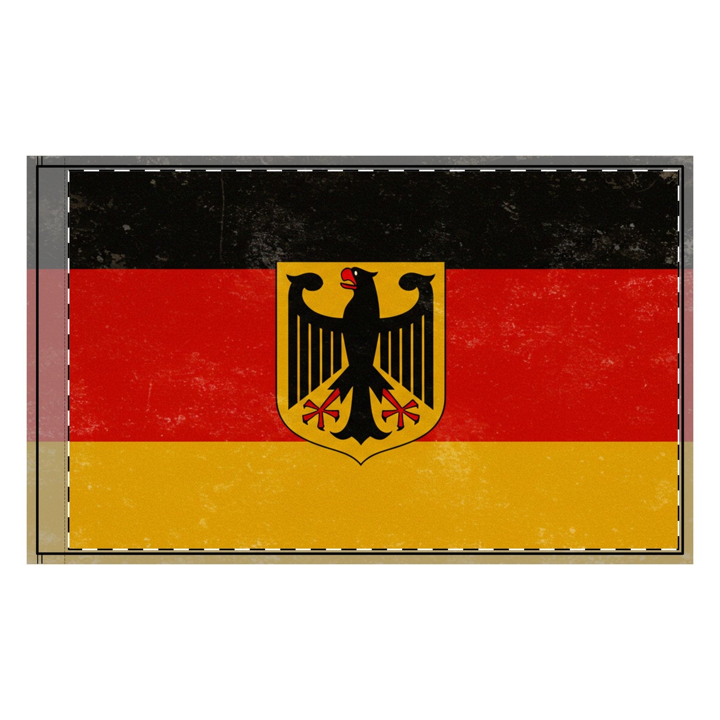 Doppelseitige Deutschland-Flagge – Perfekt für Events & Präsentationen