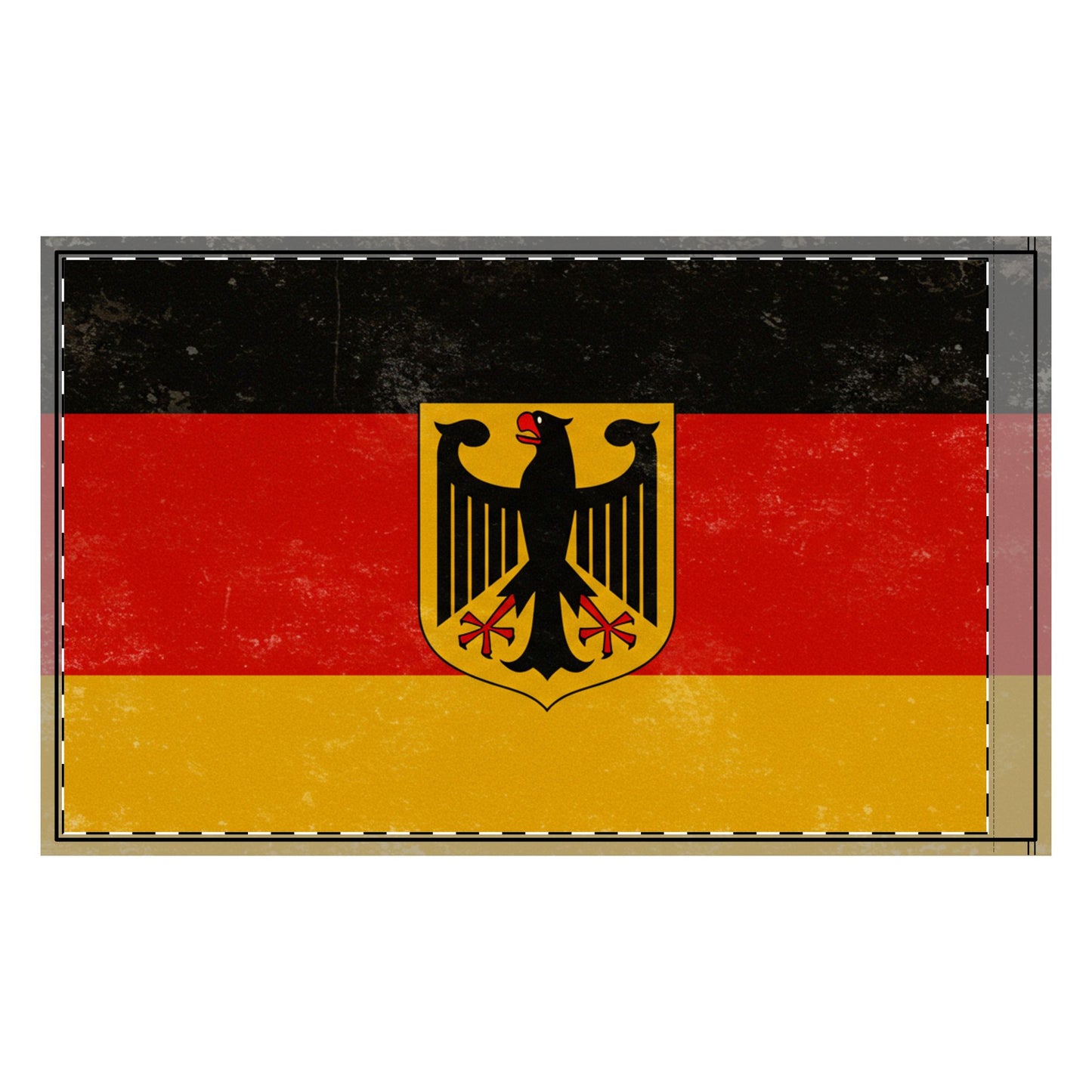 Doppelseitige Deutschland-Flagge – Perfekt für Events & Präsentationen