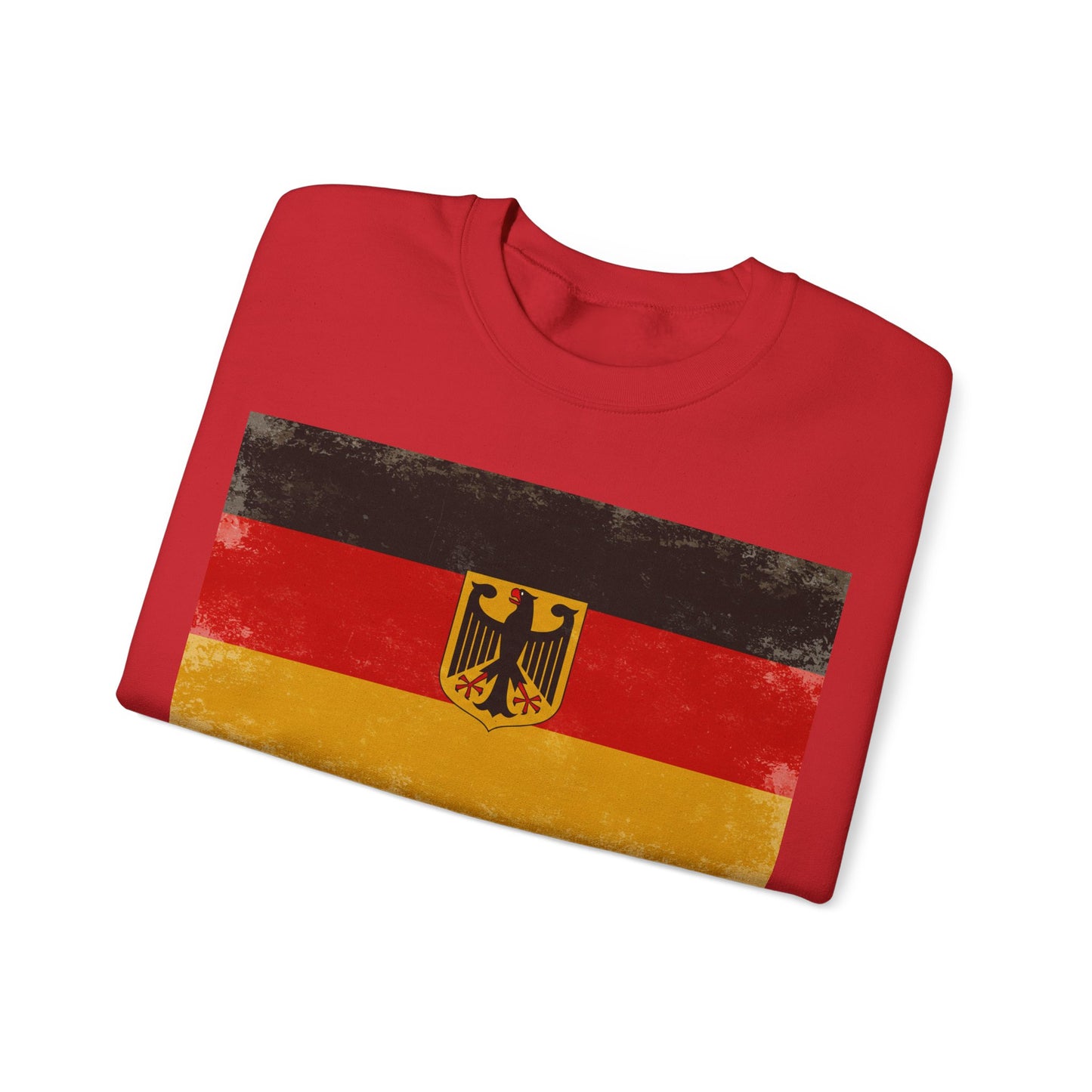 Vintage Deutschland-Flagge Unisex Sweatshirt | Bequemes Crewneck für den Alltag