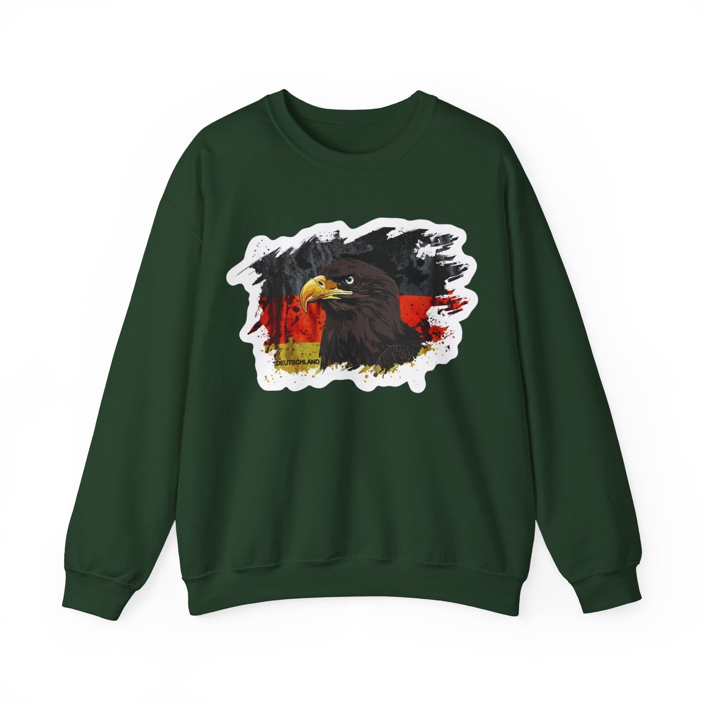 Deutscher Adler Crewneck Sweatshirt – Unisex Heavy Blend™ – Legerer Heritage-Style