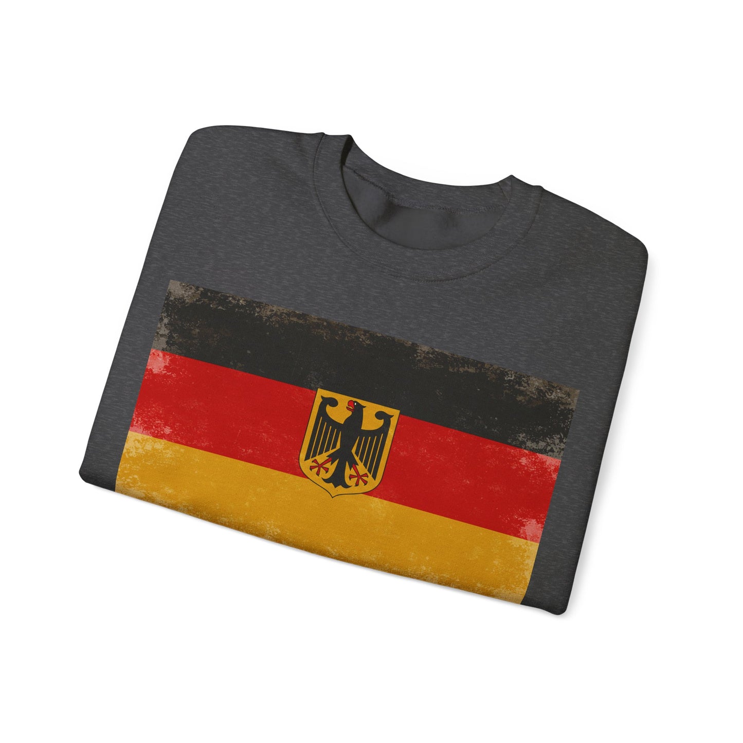 Vintage Deutschland-Flagge Unisex Sweatshirt | Bequemes Crewneck für den Alltag