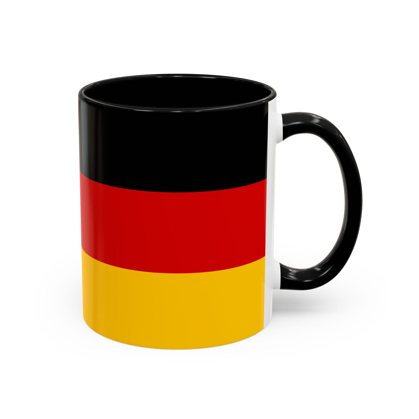 Deutschland Flagge Akzent Kaffeetasse – 11 & 15oz – Perfekt für Oktoberfest & Feierlichkeiten 🇩🇪☕