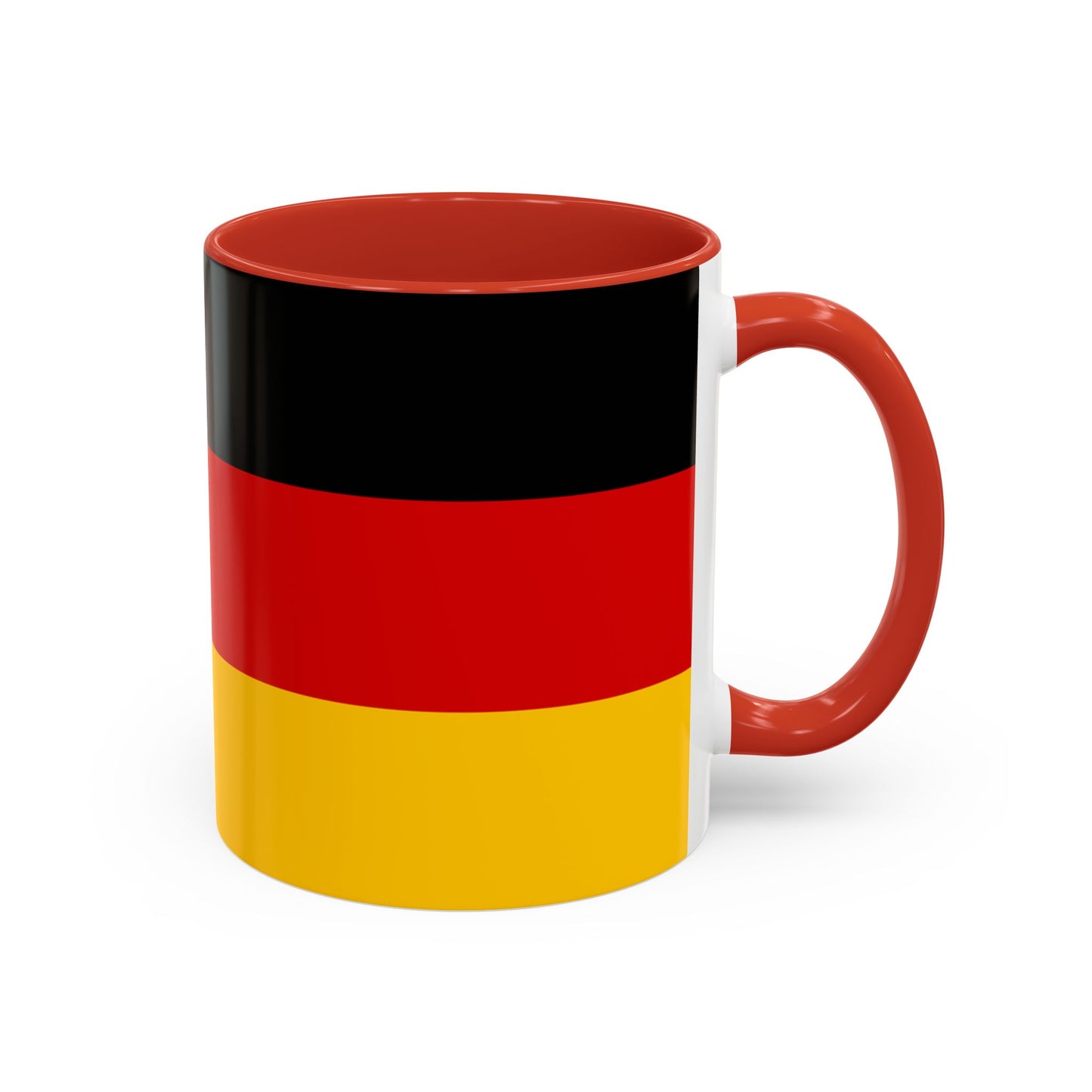 Deutschland Flagge Akzent Kaffeetasse – 11 & 15oz – Perfekt für Oktoberfest & Feierlichkeiten 🇩🇪☕