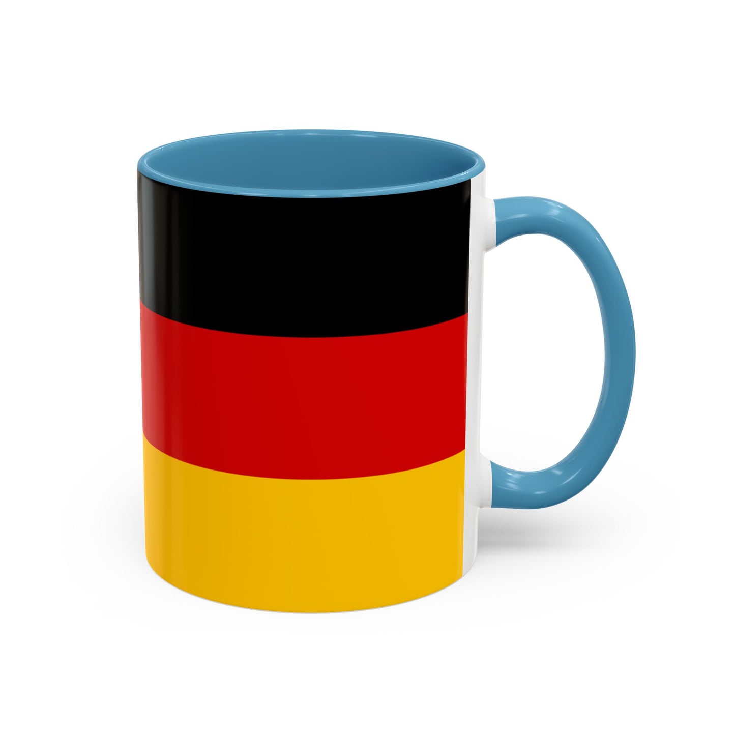 Deutschland Flagge Akzent Kaffeetasse – 11 & 15oz – Perfekt für Oktoberfest & Feierlichkeiten 🇩🇪☕