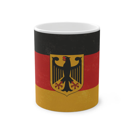 Deutsche Flagge Thermotasse – 11oz Kaffeetasse für Patrioten & Sammler 🇩🇪☕