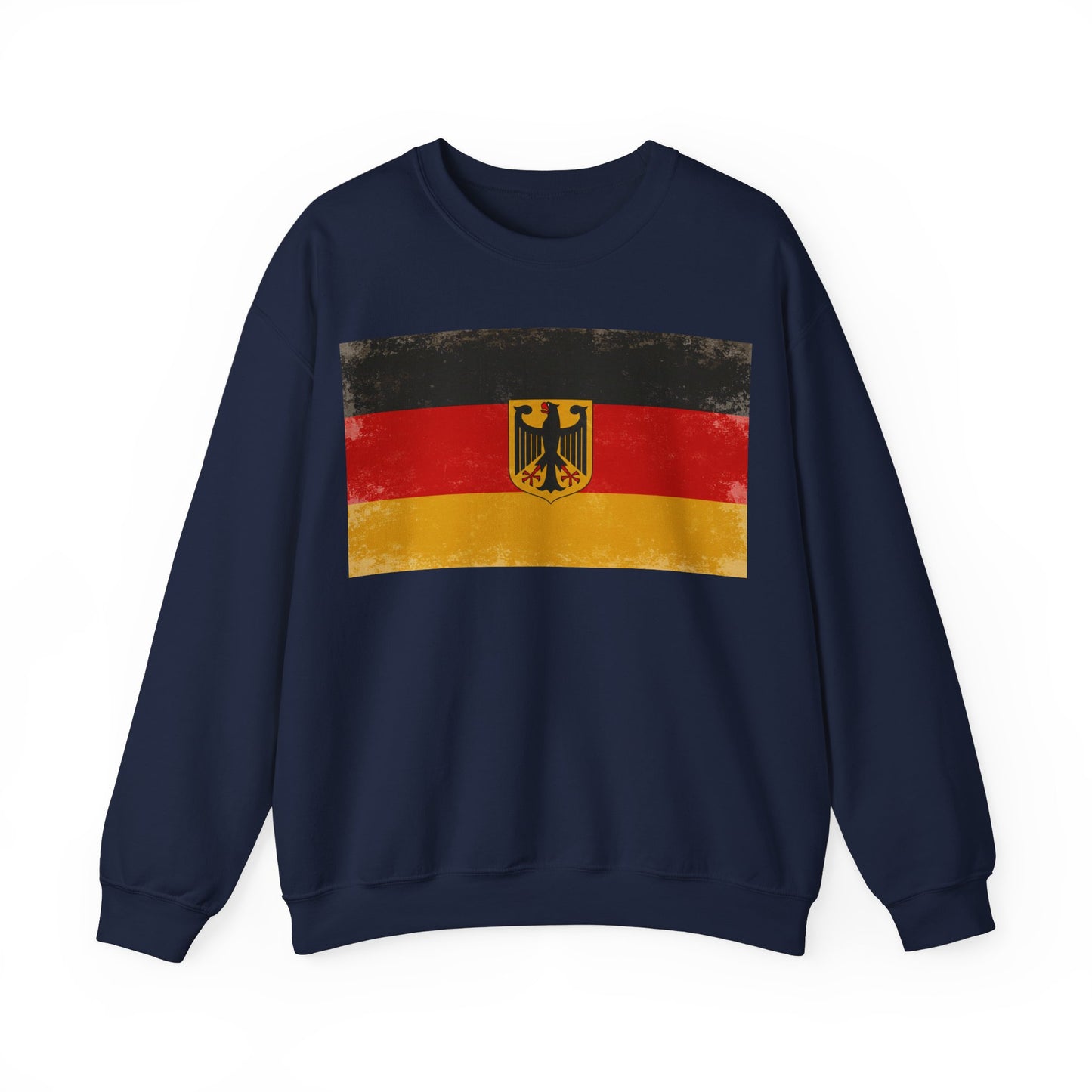 Vintage Deutschland-Flagge Unisex Sweatshirt | Bequemes Crewneck für den Alltag