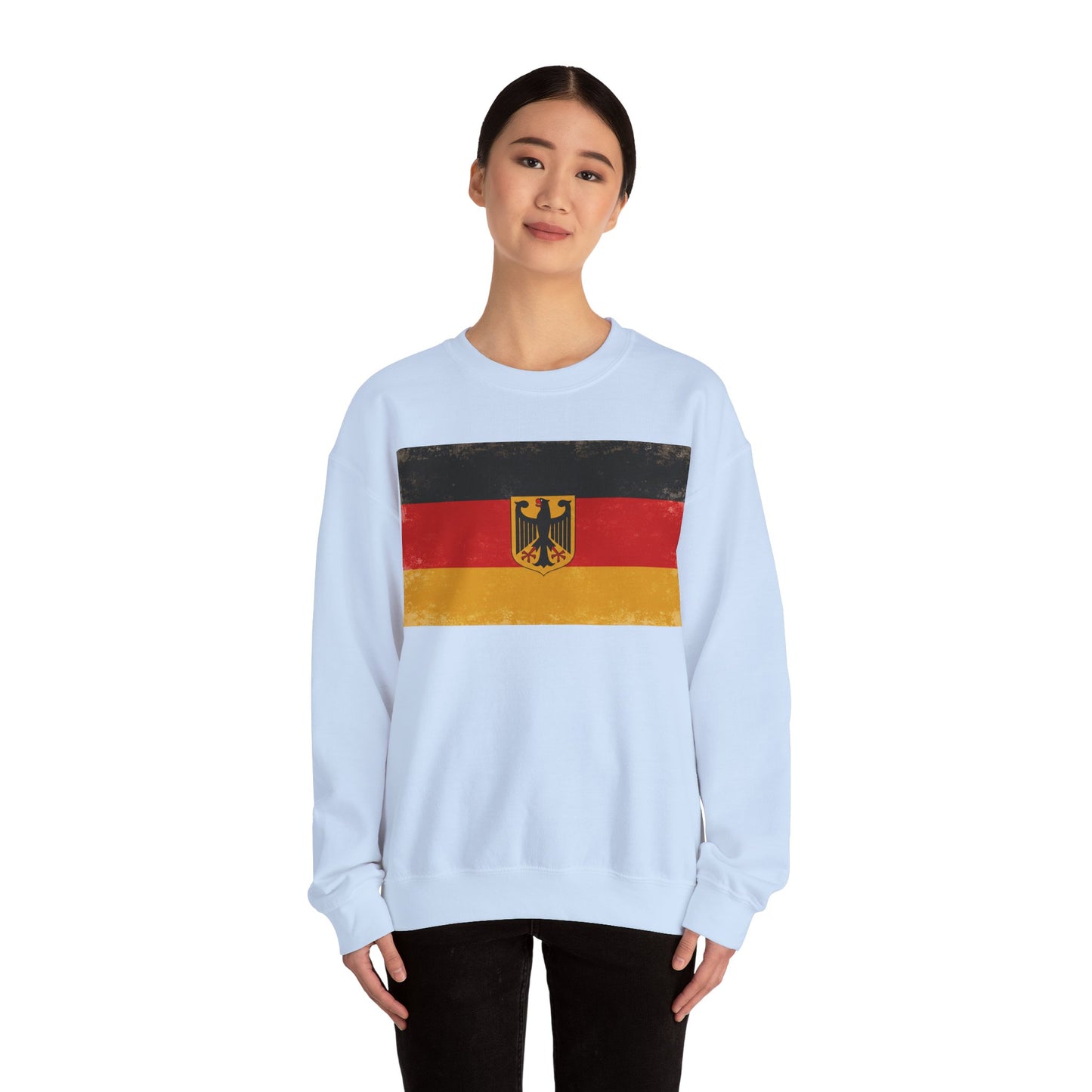 Vintage Deutschland-Flagge Unisex Sweatshirt | Bequemes Crewneck für den Alltag