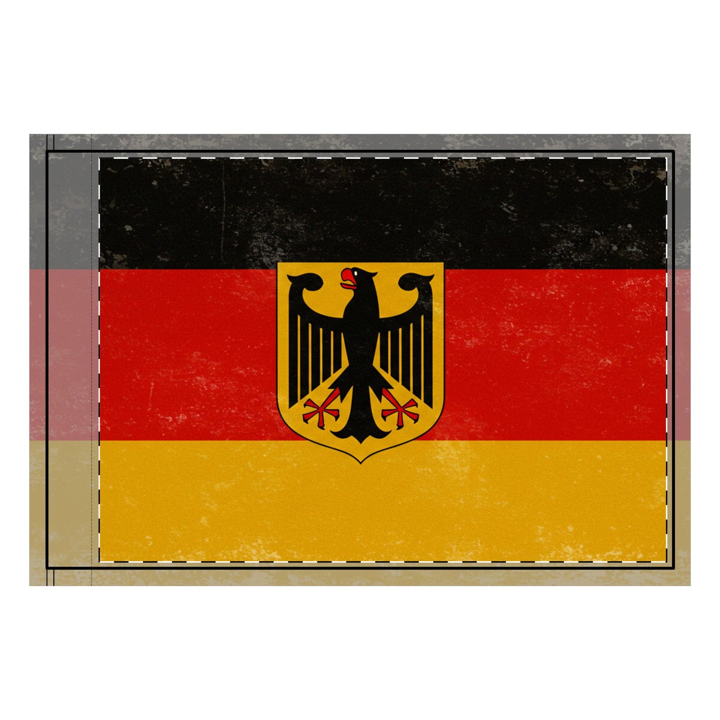 Doppelseitige Deutschland-Flagge – Perfekt für Events & Präsentationen